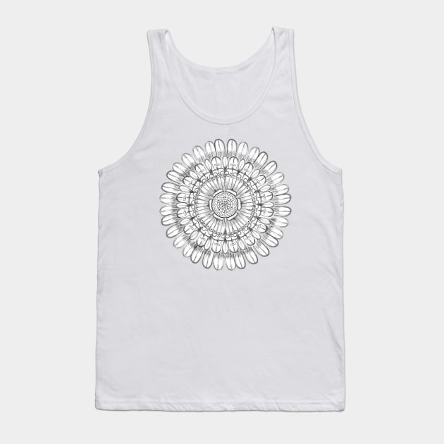 Flower Mandala Tank Top by Condor